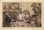 James Ensor Gluttony France oil painting artist